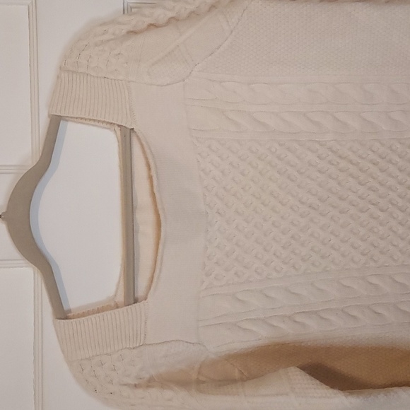 FRNCH Anisia Sweater Dress in Creme - Picture 4 of 15